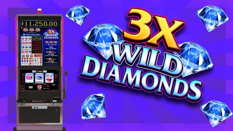 3X Wild Diamonds 9L Prog Slots